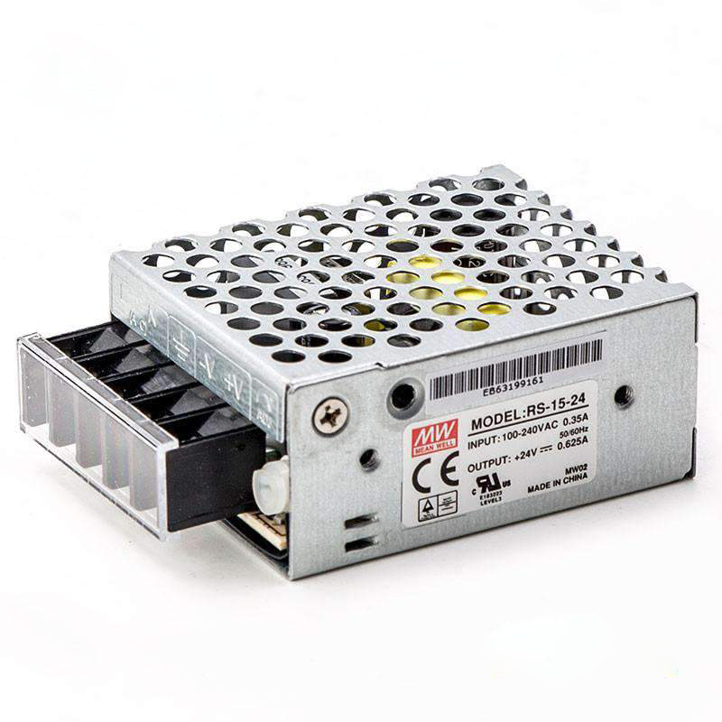 RS-015-24 RS1524 24Vdc 0,63amp MEANWELL |