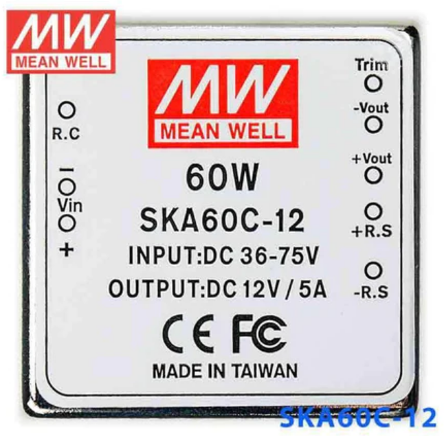 SKA60C-12 36~75Vdc>+12Vdc 5.0Amp