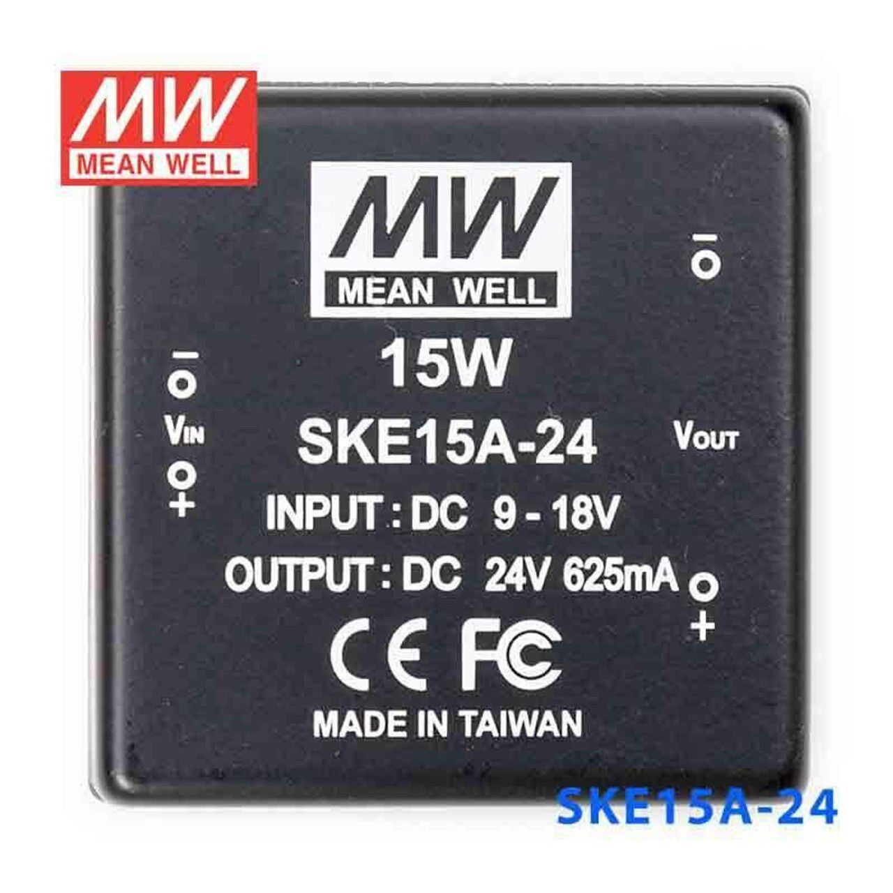 SKE15A-24 09~18Vdc>+24Vdc 625mA