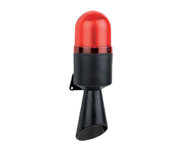 FNAZ-B720-1 Sabit-Flasör-Çakar Döner-Buzzer Işikli Borulu Korna / 220V-AC