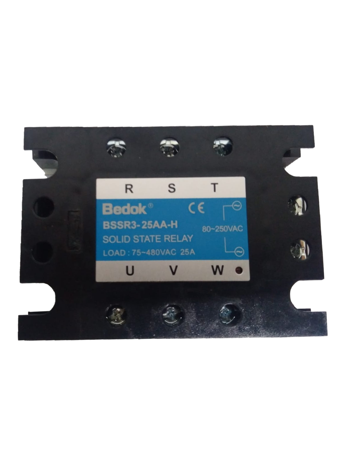 BSSR3E-25AA BEDOK 80-250VAC Tetikleme,24-480VAC Çıkış Voltajı,25A Trifaze SOLİD STATE RELAY(SSR Röle)