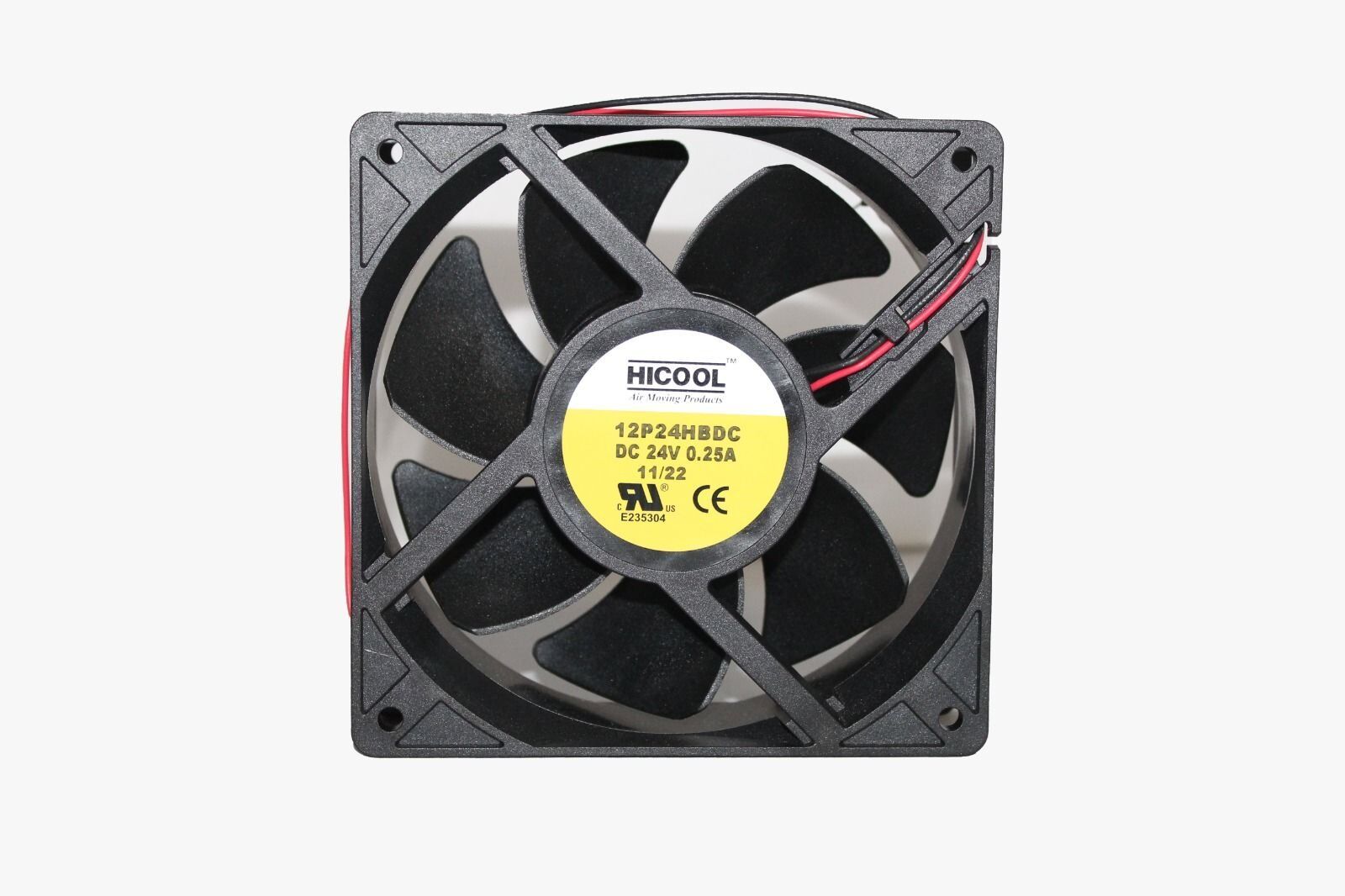 12P24HBDC DC Aksiyel Fan/ 120X120X38mm Plastik Kare Fan/Rulmanlı 24V DC /EBMPAPST 4414M Muadili