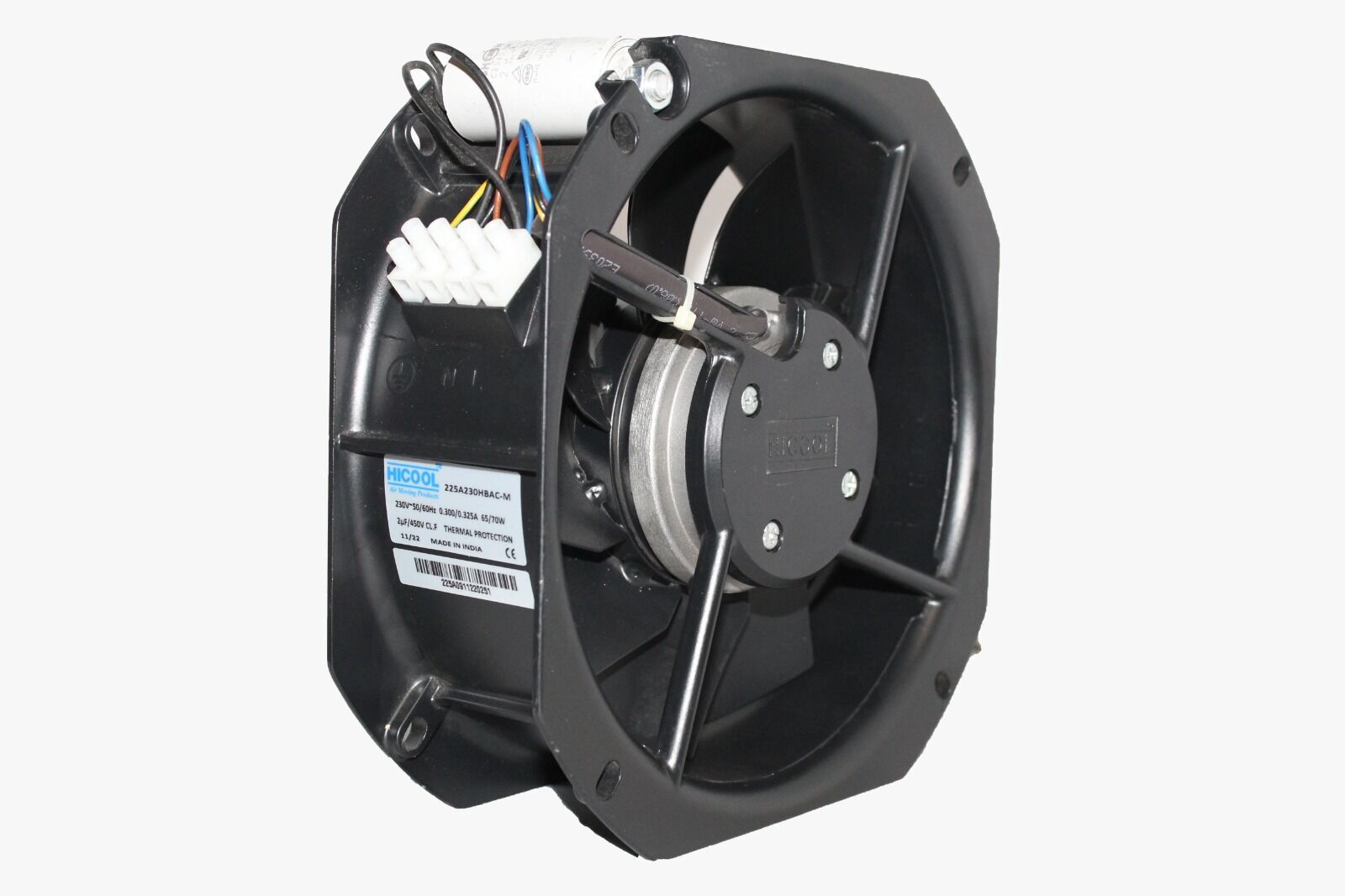 225A230HBAC-M AC Aksiyel Fan/225x225x80mm Metal Kare Fan/Rulmanlı 230 VAC HİCOOL/ W2E200-HK38-01 EBMPAPST MUADİLİ