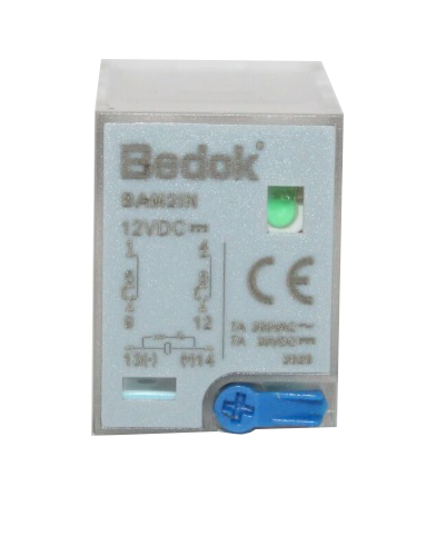 BAM2IN-12VDC ÇİFT KONTAK 12DC 7A RÖLE