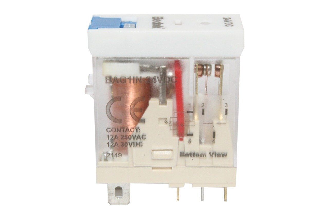 BAG1IN-24VDC Tek Kontak 5 Pin Röle