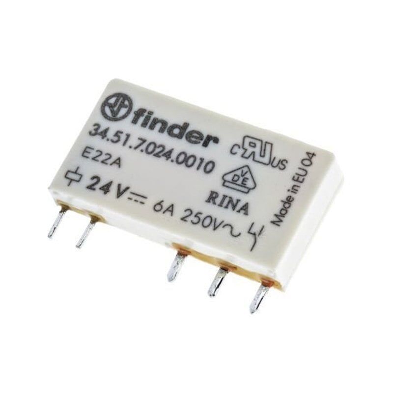 (F.34.51.7.024.0010) ELEKTRO MEKANİK ULTRA İNCE PCB RÖLE