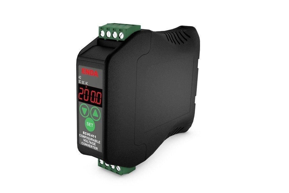 ECVC-LV Konfigüre Edilebilir Voltaj Çevirici 25x97x115 mm 10-30V DC / 8-24V AC ENDA | ECVC 411 Muadili