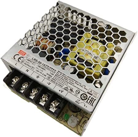 LRS-050-15 15Vdc 3.4 Amp MEANWELL |
