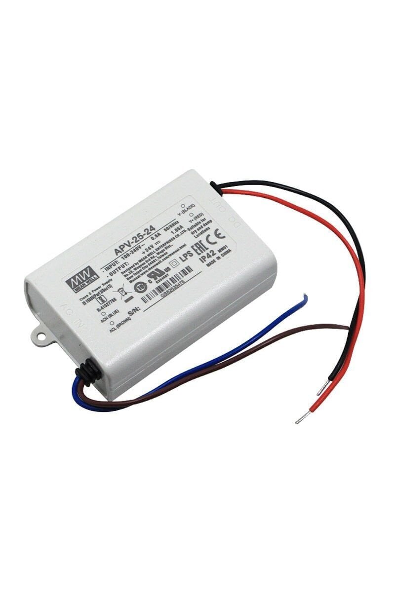APV-25-24 APV2524 24Vdc 1.05Amp MEANWELL
