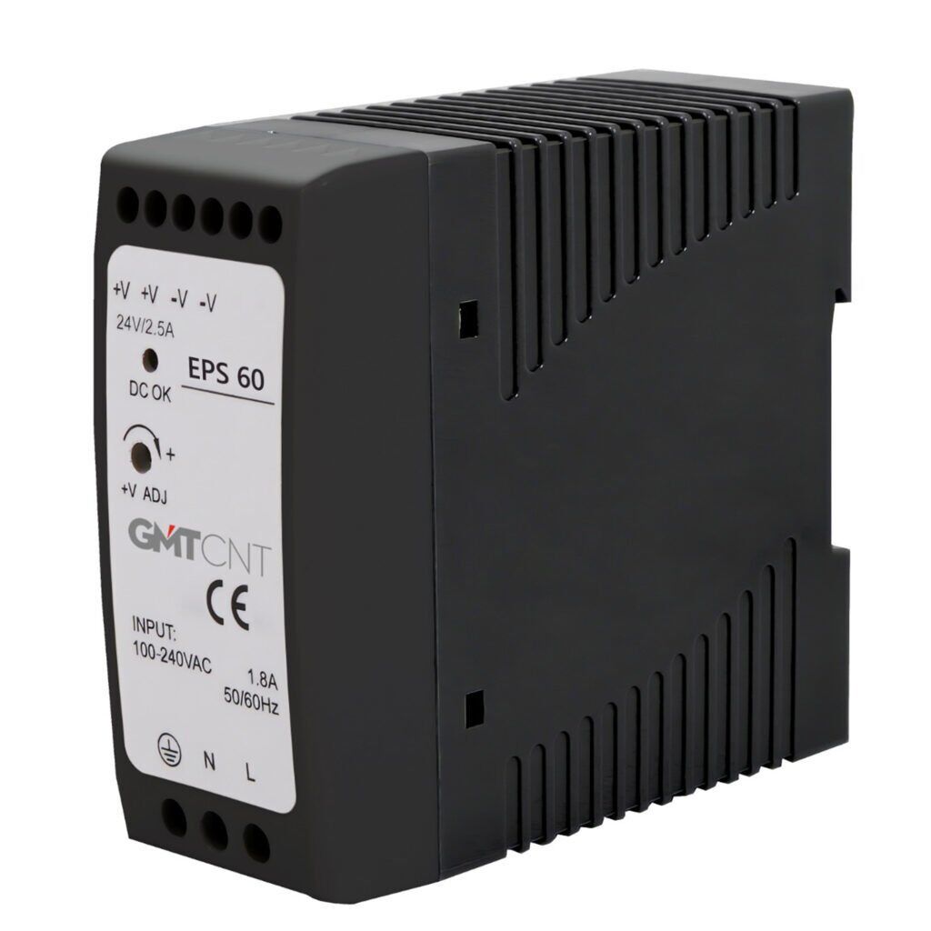 EPS060 24Vdc 2.50Amp DIN Rail Güçkaynağı