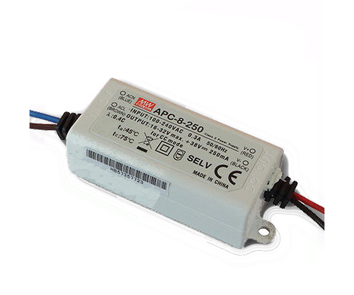 APC-08-250 APC8250 16~32Vdc 250mA IP42 MEANWELL