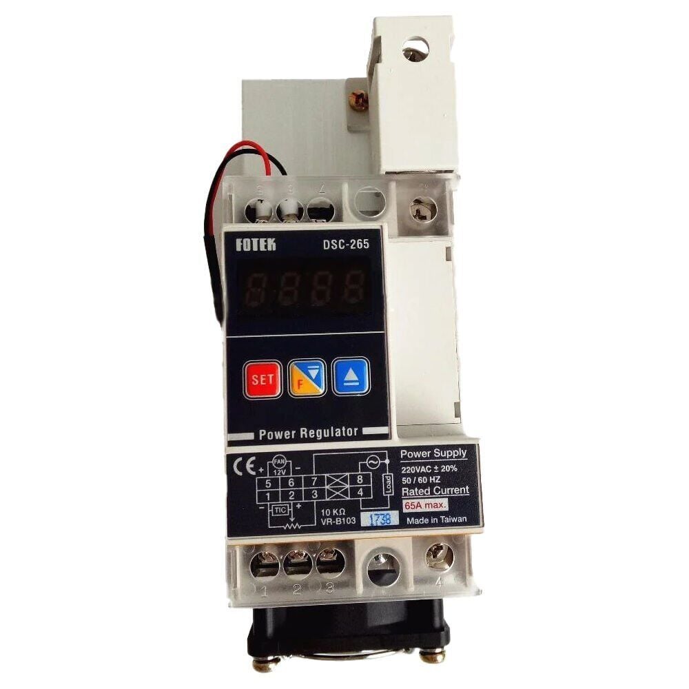 Güç Regülatörü (SCR Güç Kontrol Cihazı) Nedir? Isıtıcı ve Fırın Uygulamalarında Fotek DSC-265 Rehberi