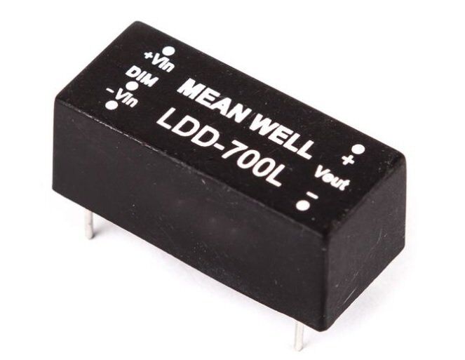 LDD-700L Meanwell 36W 2-32V/9-36Vdc 700mA DC-DC Sürücü