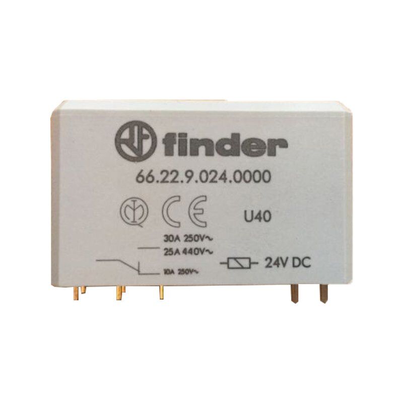 (F.66.22.9.024.0000) GÜÇ RÖLESİ 2CO, 30A, 24VDC, PCB TİP