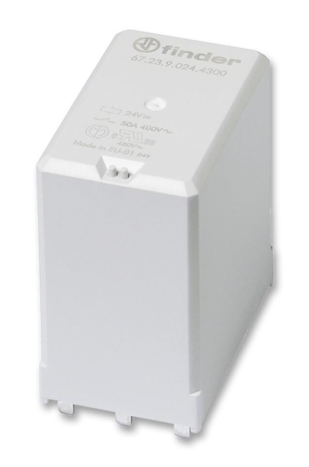 (F.67.23.9.024.4300) GÜÇ RÖLESİ 3NA, 50A, 24 VDC, PCB TİPİ