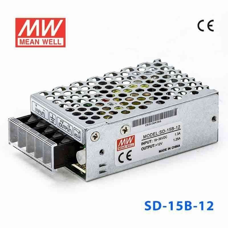 SD-015B-12  	18~36Vdc>12Vdc 1.25Amp  MEANWELL |