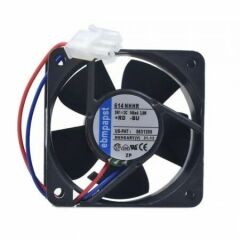 Ebmpapst 614NHHR DC Soğutma Fanı 24V DC 60x60x25 mm - Çift Bilyalı Rulmanlı