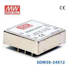 SDM30-24S12  18~36Vdc>+12Vdc 2.5Amp