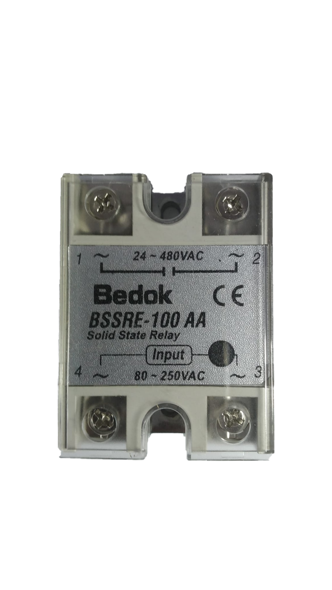 BSSRE-100AA BEDOK 80-250VAC Tetikleme,24-380VAC Çıkış Voltajı,100A Monofaze SOLİD STATE RELAY(SSR Röle)