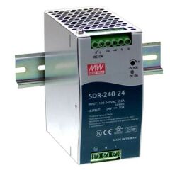 SDR-240-24  24Vdc 10.0Amp DIN Rail