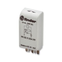 (F.99.02.0.024.98) YEŞİL LED+VARİSTÖR 24V AC/DC