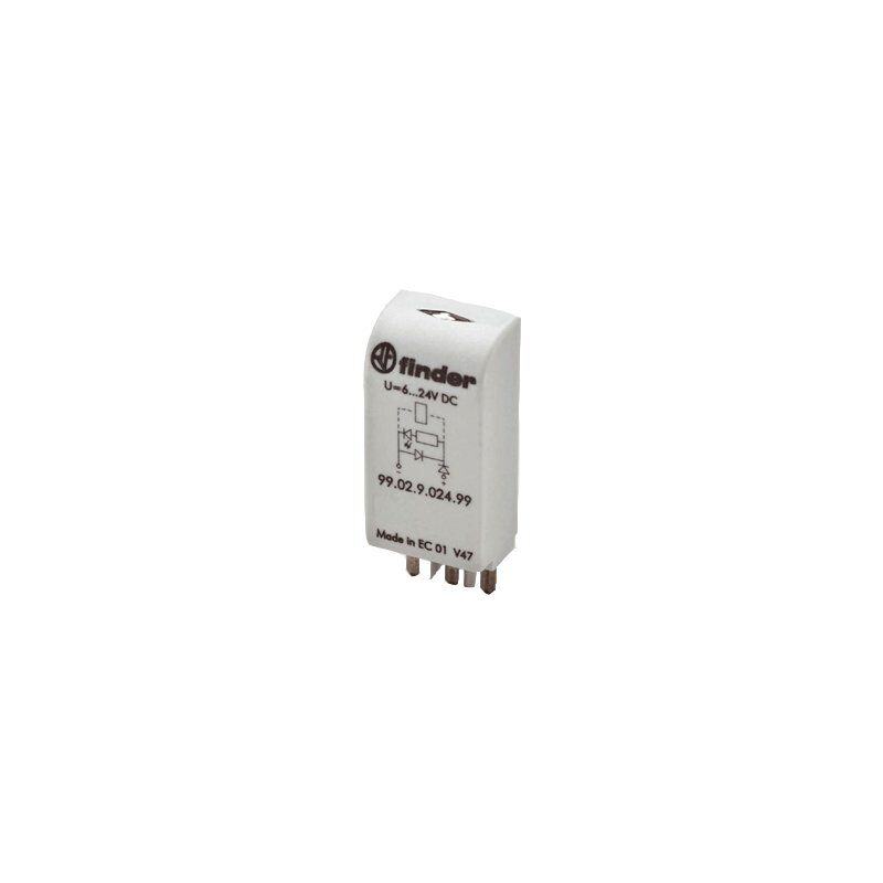 (F.99.02.9.220.99) YEŞİL LED+DİYOD 6-24 V DC