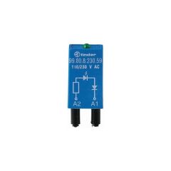 (F.99.80.0.060.98) LEDLİ YEŞİL LED+VARISTOR ;28-60 V AC/DC