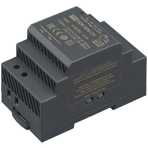 MEANWELL DDR-060G-24 24V 2.5A Ray Tipi Güç Kaynağı
