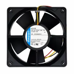 Ebmpapst 4314S DC Aksiyel Fan 24V 119x119x32 mm - Kaymalı Yataklı / DC
