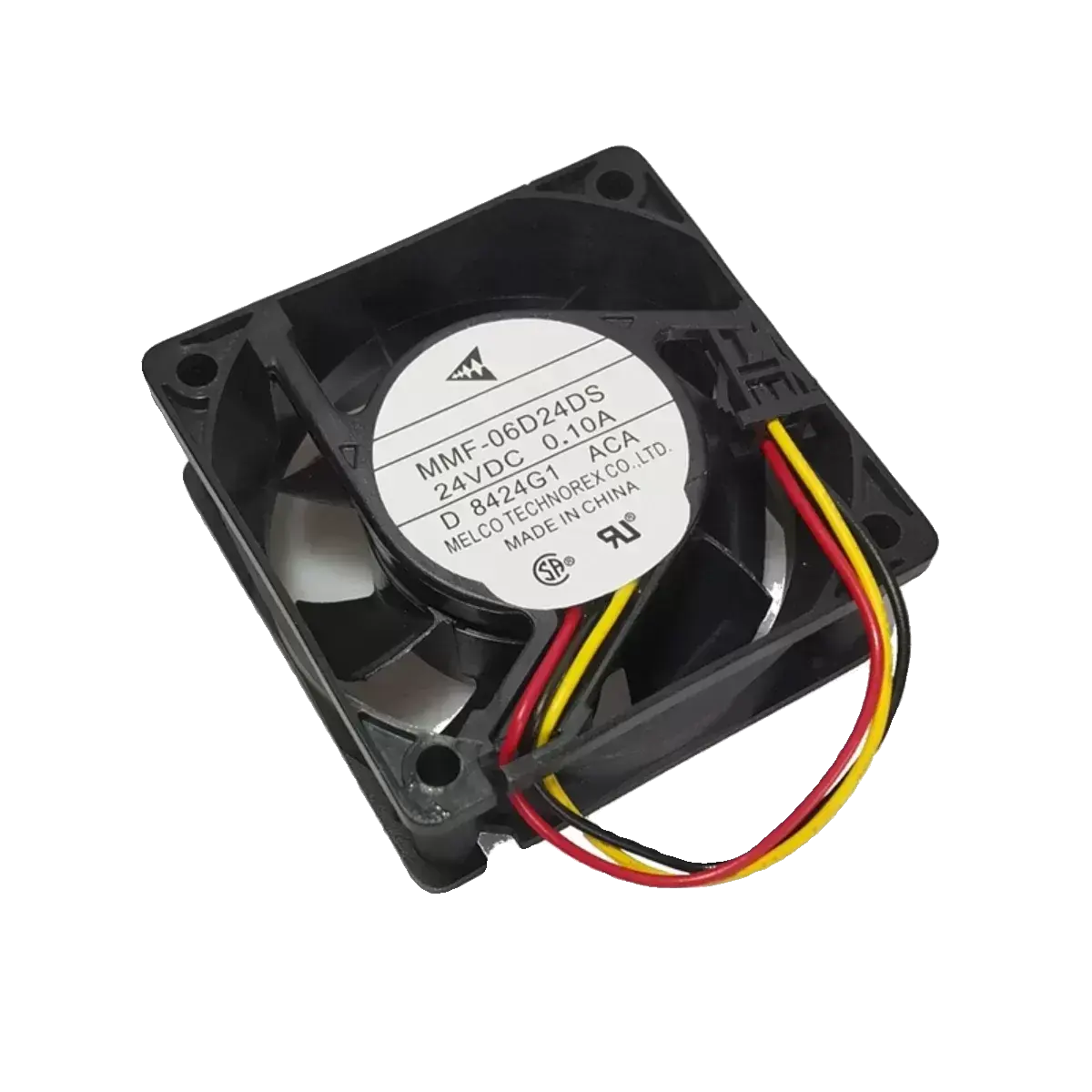 Melco MMF-06D24S DC Aksiyel Fan 24V 60x60x25 mm - Bilyalı / DC