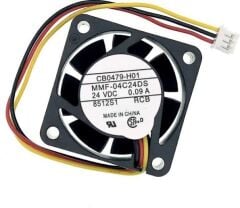 Melco MMF-04C24DS DC Aksiyel Fan 24V 40x40x15 mm - Bilyalı / Sensörlü