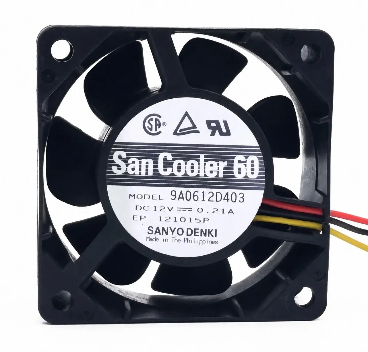 Sanyo Denki 9A0612D403 DC Fan 12V 60x60x25 mm - San Ace 60 / Sensörlü