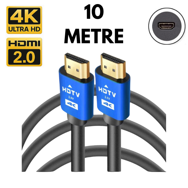 MAS HDMIPRO10 4K Ultra HD HDMI 2.0 Kablo 10 Metre - 60Hz 18Gbps