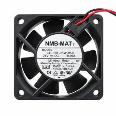 NMB 2408NL-05W-B50 DC Fan 24V 60x60x20 mm - Çift Rulmanlı