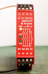 Allen-Bradley MSR127TP Emniyet Rölesi - 24V AC/DC / 3 NO + 1 NC Çıkış