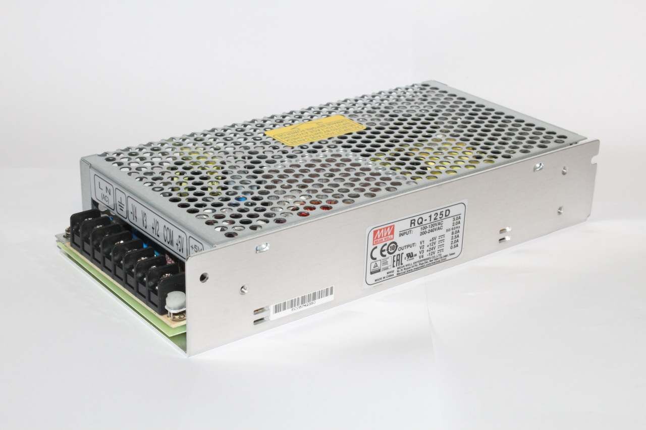 RQ-125D RQ125D +5/+12/+24/-12Vdc MEANWELL