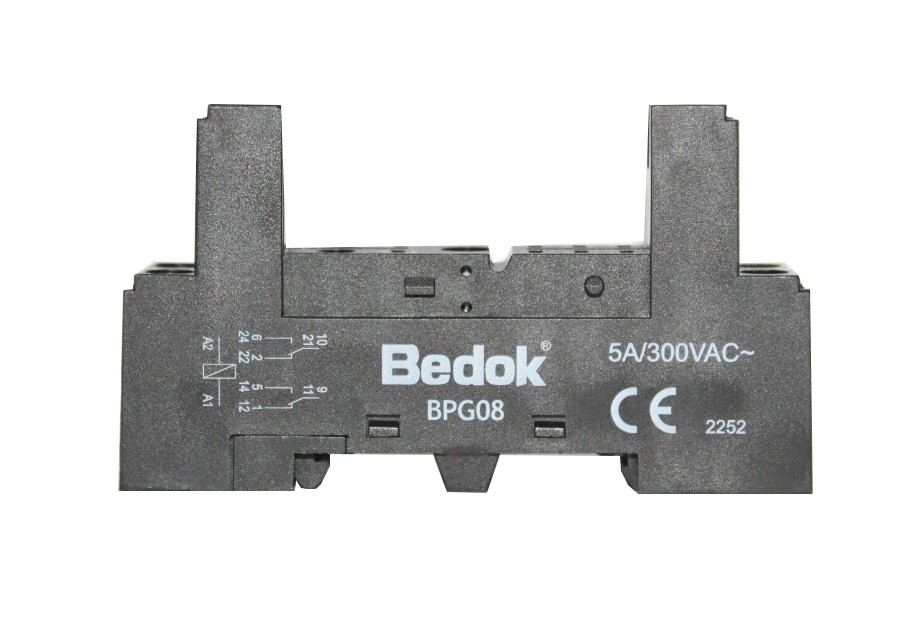 BPG08  BAG SERİSİ İĞNE BACAK 8PİN R.SOKETİ