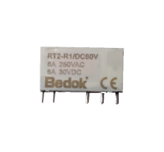 RT2-R1/60VDC  SLİM RÖLE TEK 60VDC | BSR-R220-011 Muadili