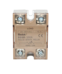BSSRE-10VA 500KOHM/2W Potansiyometre İle Sürülebilen,24-380VAC Çıkış Voltajı,10A Monofaze SOLİD STATE RELAY(SSR Röle)