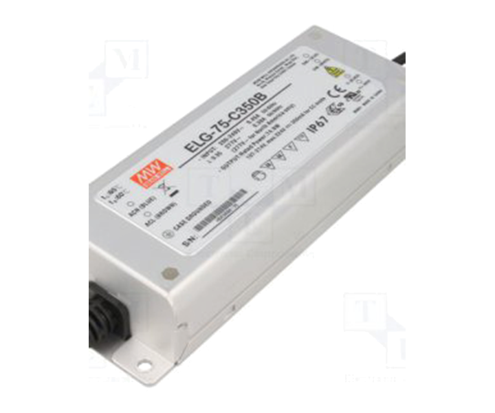 ELG-075-C700B  53~107Vdc 700mA Dimming  MEANWELL