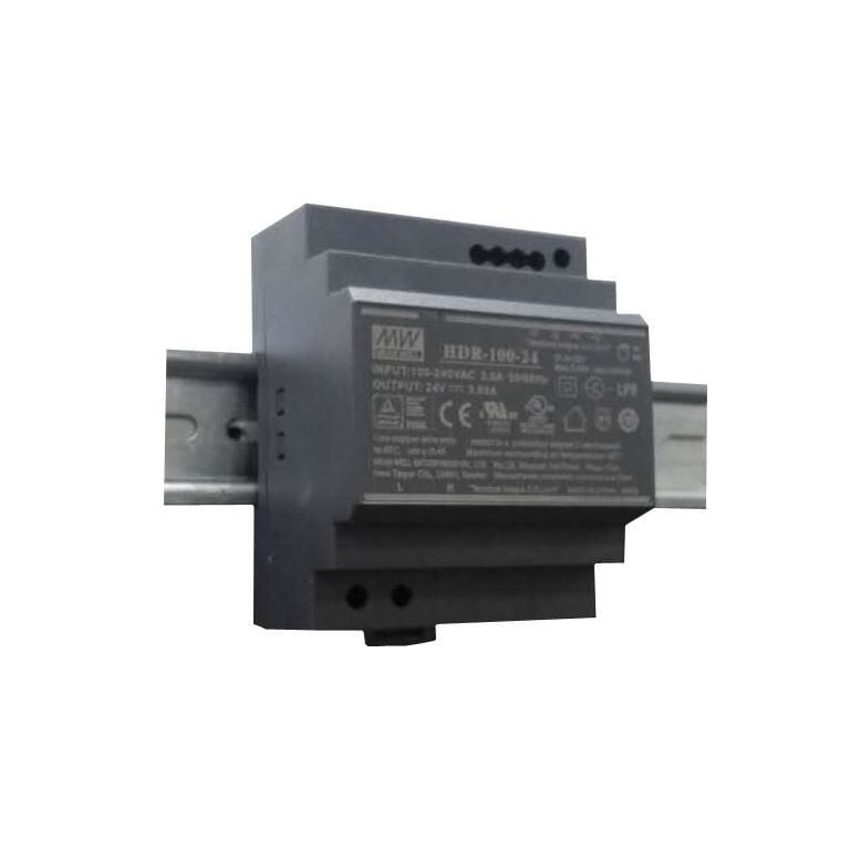 HDR-100-24  	24Vdc 3.83Amp DIN Rail StepShape
