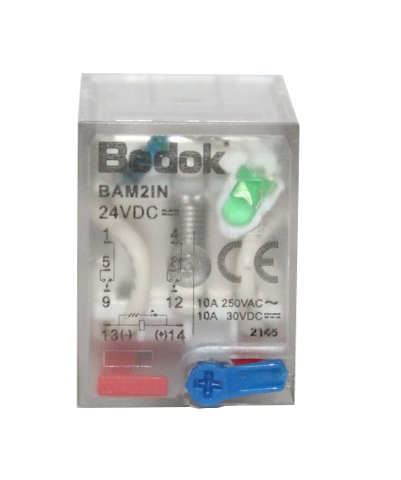 BAM2IN-24VDC  ÇİFT KONTAK 24DC 10A RÖLE