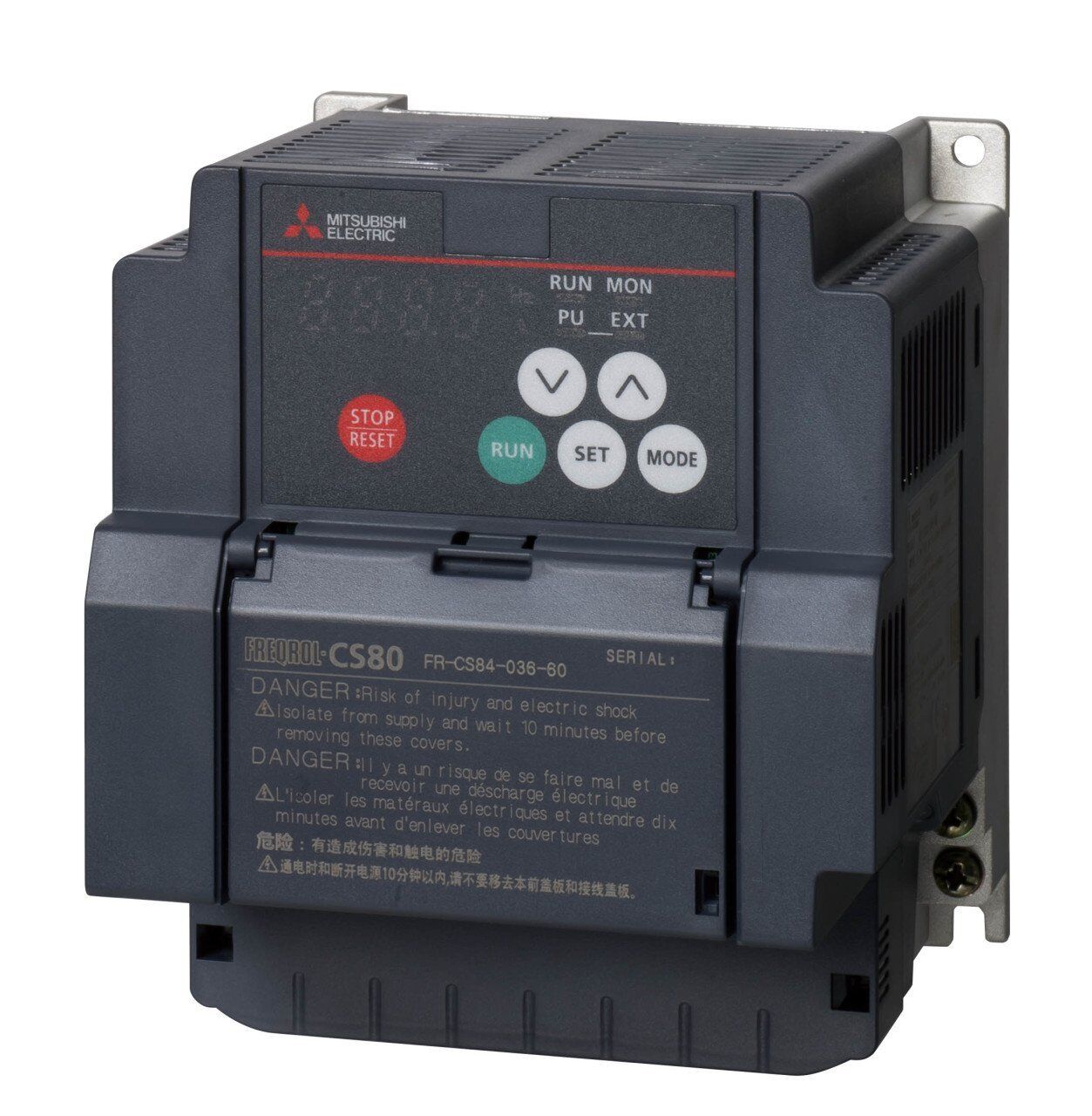 FR-CS84-080-60 FRCS8408060 Mitsubishi Sürücü 3,7KW Üç Fazlı 380 Vac Beslemeli