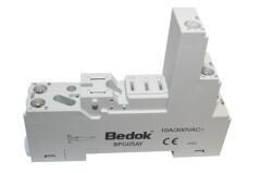 BPG05AY 10A/300VAC  Tek Kontak 5 Pin Röle Soketi