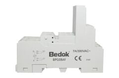 BPG08AY  7A/300VAC Çift Kontak 8 Pin Röle Soketi