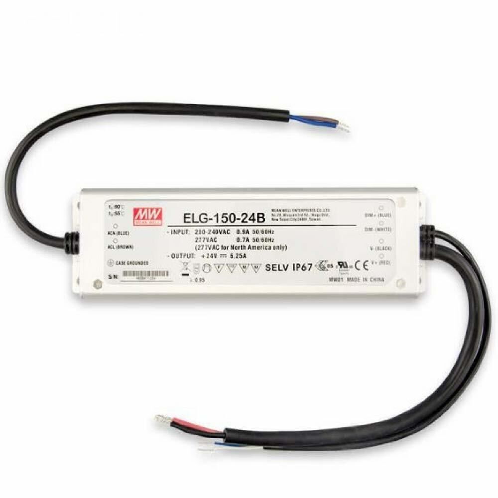 ELG-150-24B ELG15024B 24Vdc 6.25Amp Dimming  MEANWELL