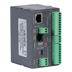 GLC-396T GLC396T GMTCNT 24VDC BESLEME 9KANAL24VDC PNP GİRİŞ/6KANAL 24VDC PNP ÇIKIŞ/3KANAL 100KHZ PULSE ÇIKIŞ/3ADET ÇİFT FAZLI ABZ ENKODER BAĞLAMA VEYA 3ADET HIZLI SAYICI GİRİŞİ 200KHZ/1ANALOG İNPUT/1ANALOG OUTPUT PLC CPU MODÜLÜ