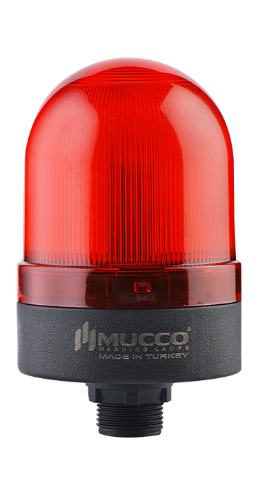 SNT-S715-SB SABİT-BUZZER SOMUN BAĞLANTILI TEPE LAMBASI 24V/DC