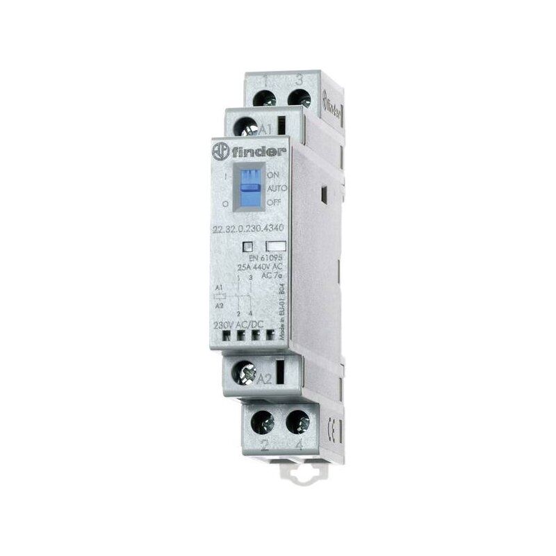 (F.22.34.0.230.1320) MOD. TİP KONTAKTÖR 4NA, 25A, AgNi KONT.230V DC/AC