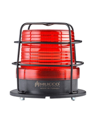 SNT-912-KFS Q90 MAKSİ VOLT KAFESLİ TEPE LAMBASI 24-230V AC/DC